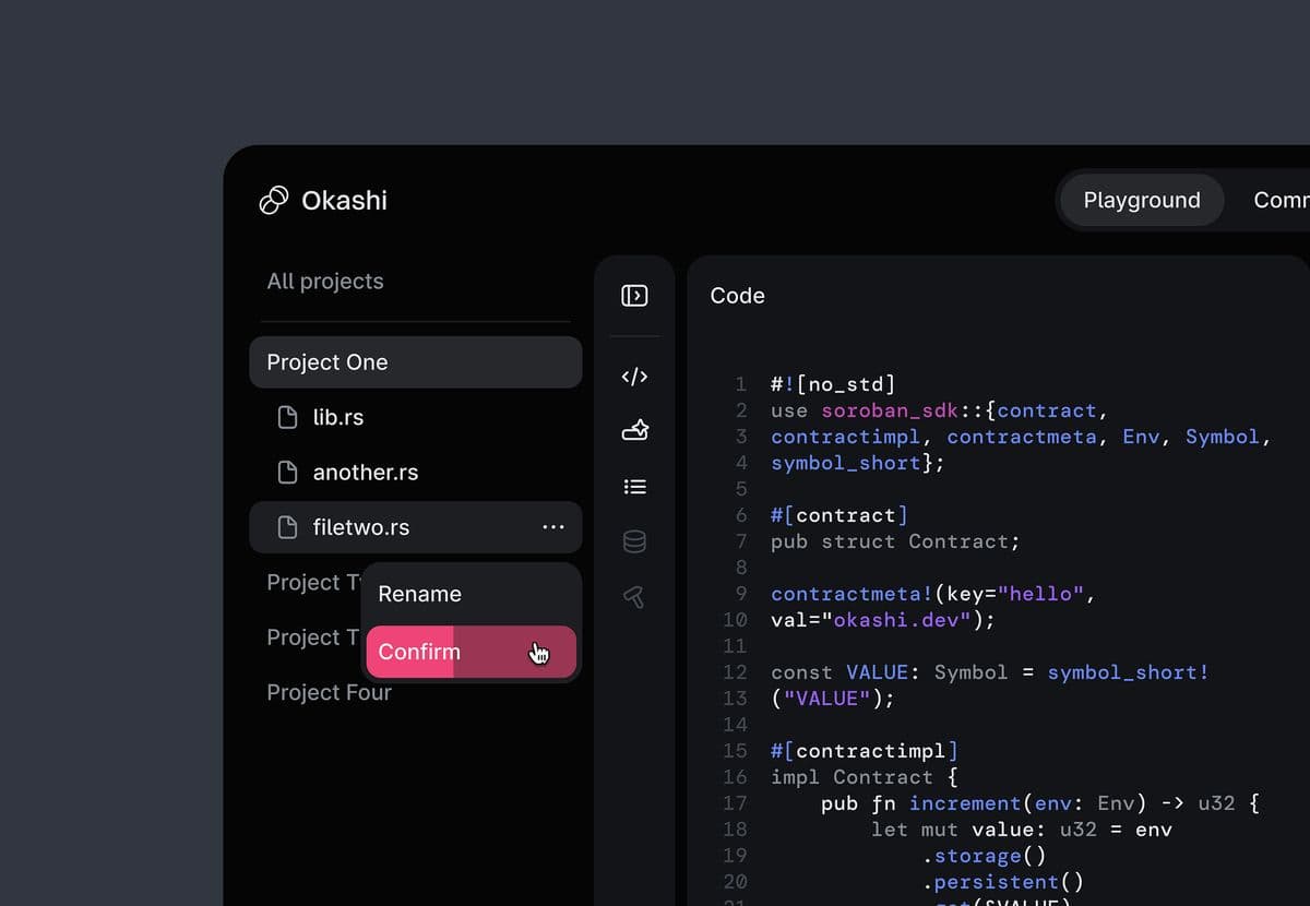Workspace platform interface screenshot